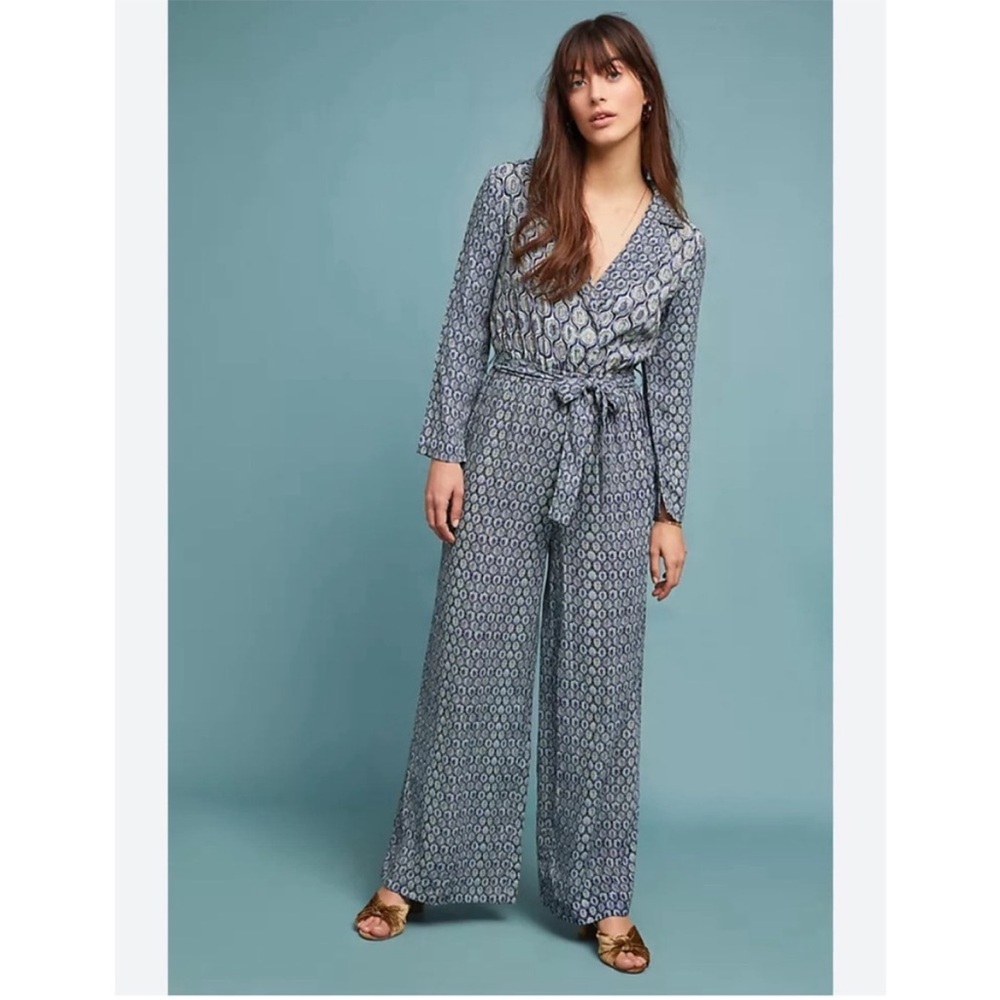 Anthropologie Blank London Seine Petite Jumpsuit